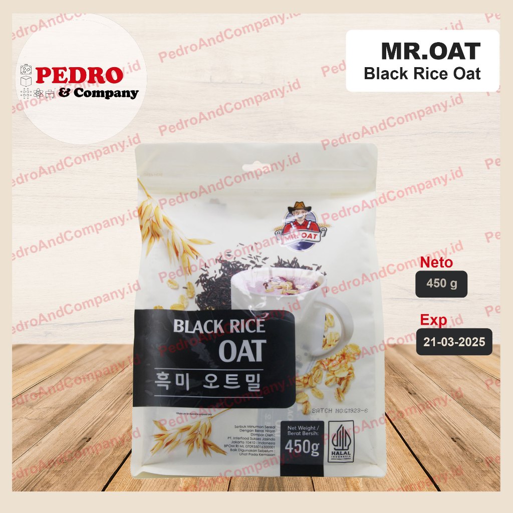 

Mr Oat Black Rice Oat Australia 450 gram beras Hitamcereal sereal oat