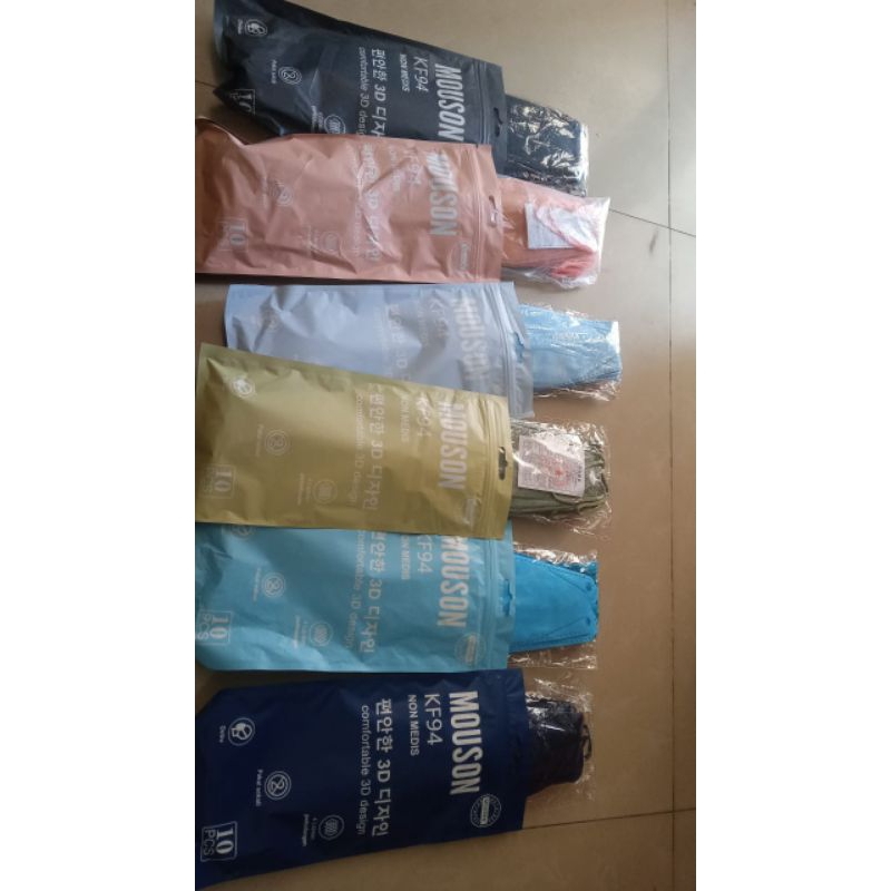 MASKER KF94 4PLY MOUSON 1 PACK ISI 10 PCS