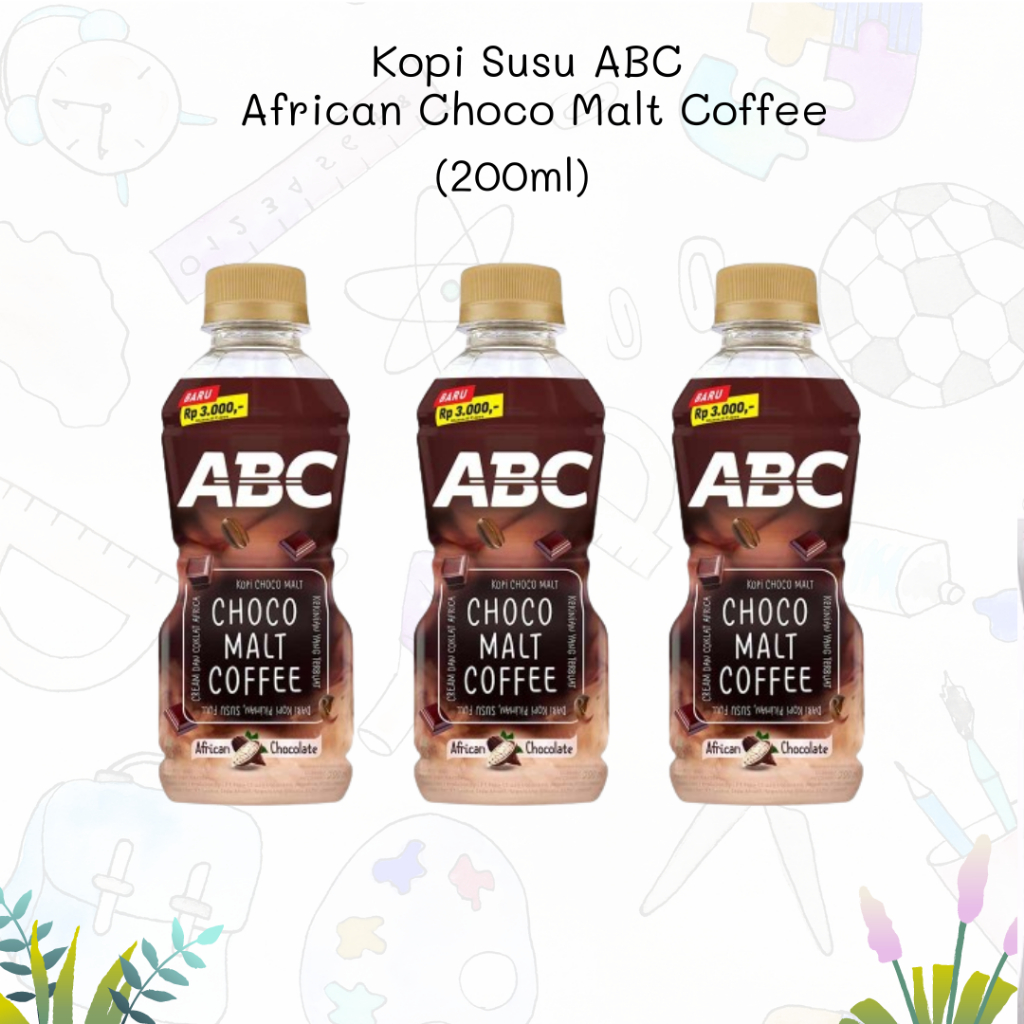 

Kopi Susu ABC African Choco Malt Coffee 200ml