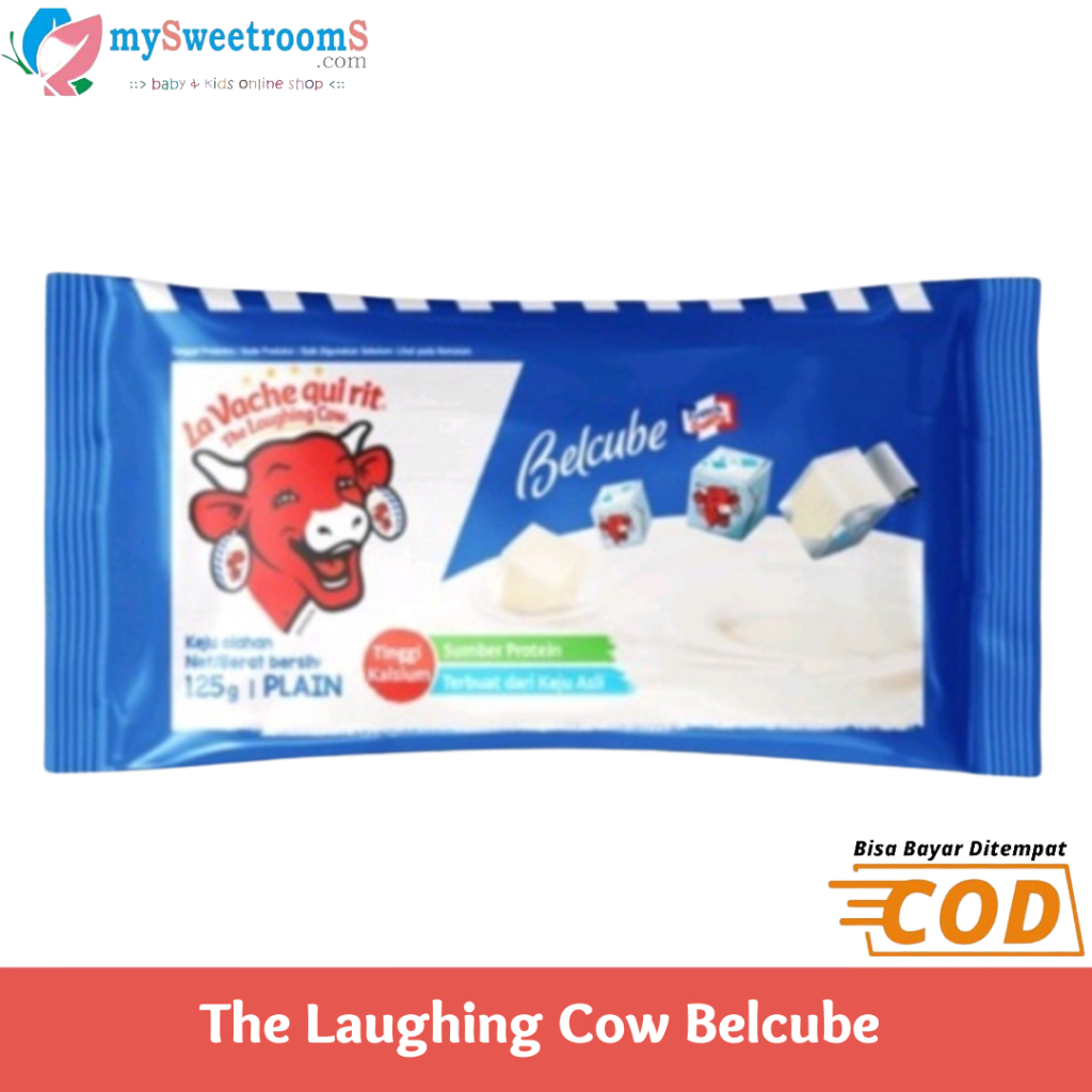 

The Laughing Cow Belcube Plain 24cube (125gr) / Keju MPASI / Keju Bayi Belcube