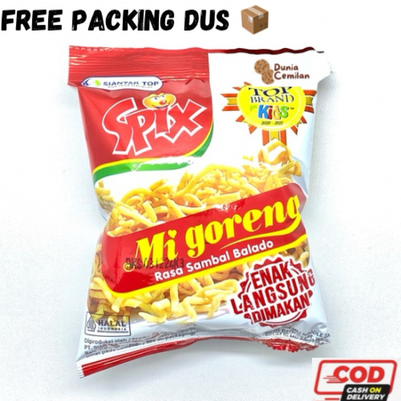 

[TERMURAH!!] Spix Mie Goreng 16gr Satuan - cemilan mie kriuk siantar top