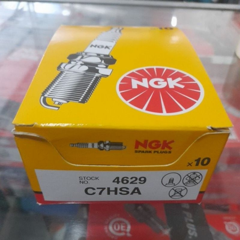 Busi C7HSA Merk NGK busi motor bebek Supra, Grand, Supra fit, Mio, Jupiter Original