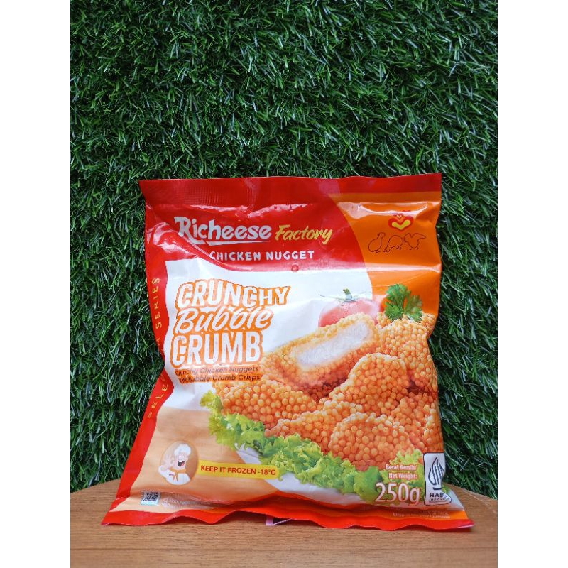 

Richeese Factory Nugget Crunchy Bubble Crumb 250gram | Crunchy Dalam Setiap Gigitan