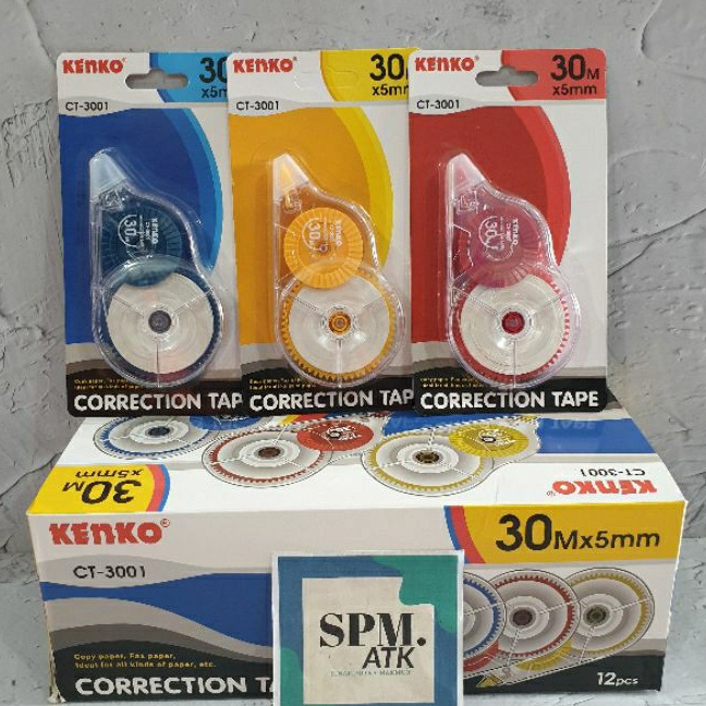 

KP8 12 Pcs Tipex Roll Kenko CT31 3M
