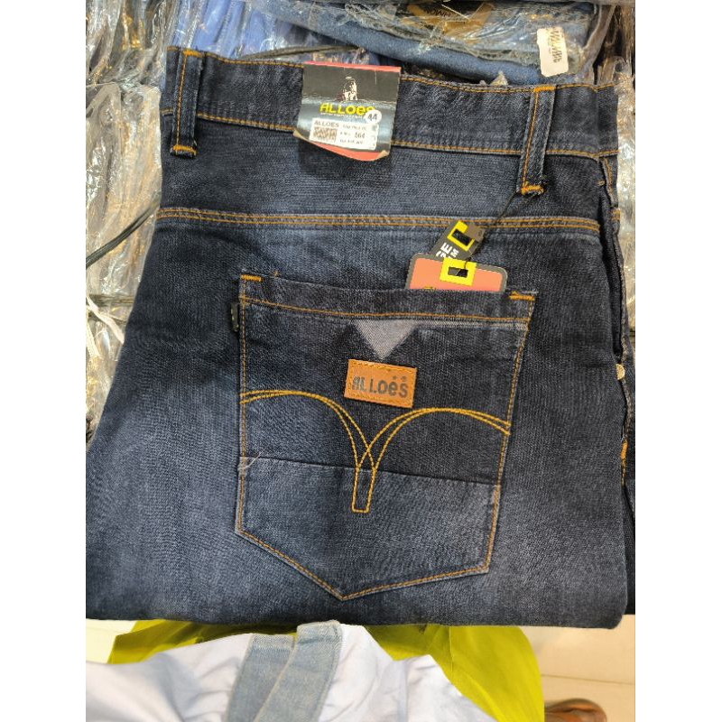 PREMIUM CELANA PANJANG BASIC JEANS COWOK BIGSIZE JUMBO