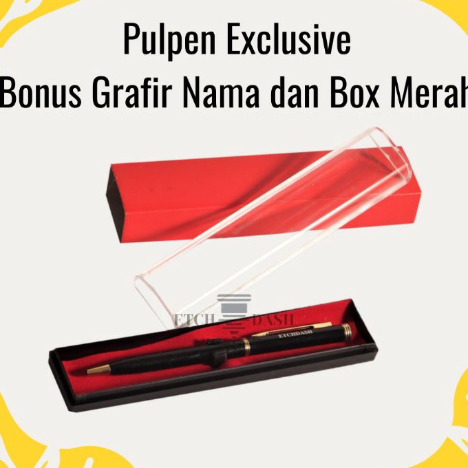 

FG2 Pulpen Exclusive Free Grafir NamaLogo Box Pulpen Promosi