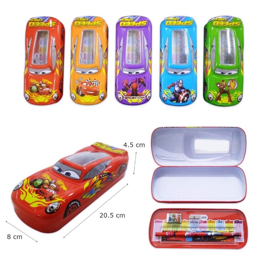 

KF7 KOTAK PENSIL KALENG MODEL MOBIL CARS PENCIL CASE KAIMB