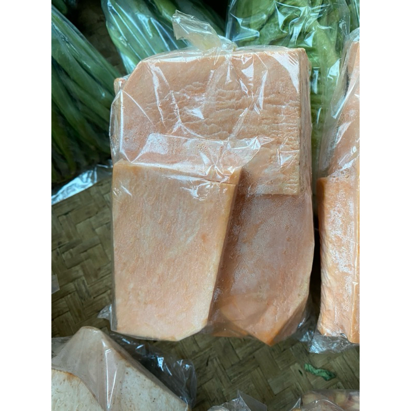 

ubi kupas / talas kupas / picung /sayuran fresh bandung