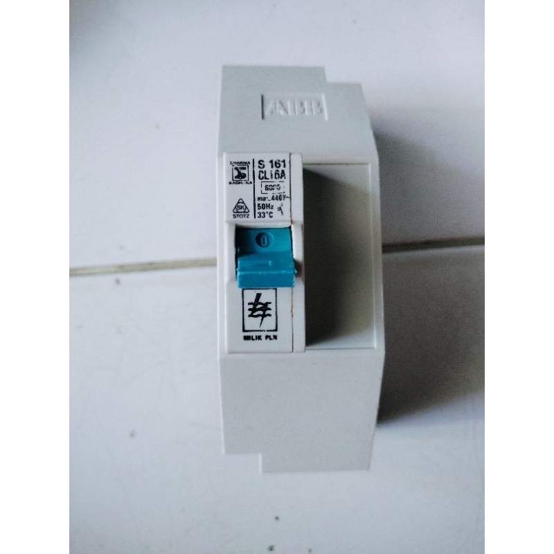 MCB ABB PLN 161/2a/4a/6a/10a/16a/20a/ DIJAMIN KEASLIANNYA