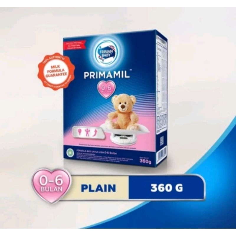 

SUSU FRISIAN BABY PRIMAMIL 0-6 BULAN/6-12 BULAN 360G