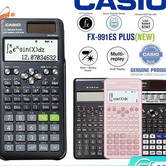 

Langka Kalkulator Scientific Casio ilmiah FX991EX991ESPlus Calculator Scientific Casio Kalkulator Casio Scientific 417 FungsiDua Sumber Tenaga Baterai Dan Tenaga Matahari4 Konstanta Rumus