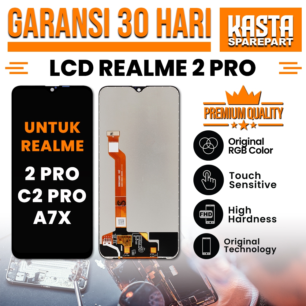 【LCD ORIGINAL】LCD REALME 2 PRO / REALME C2 PRO / A7X LCD TOUCHSCREEN FULLSET KUALITAS ORI 100%