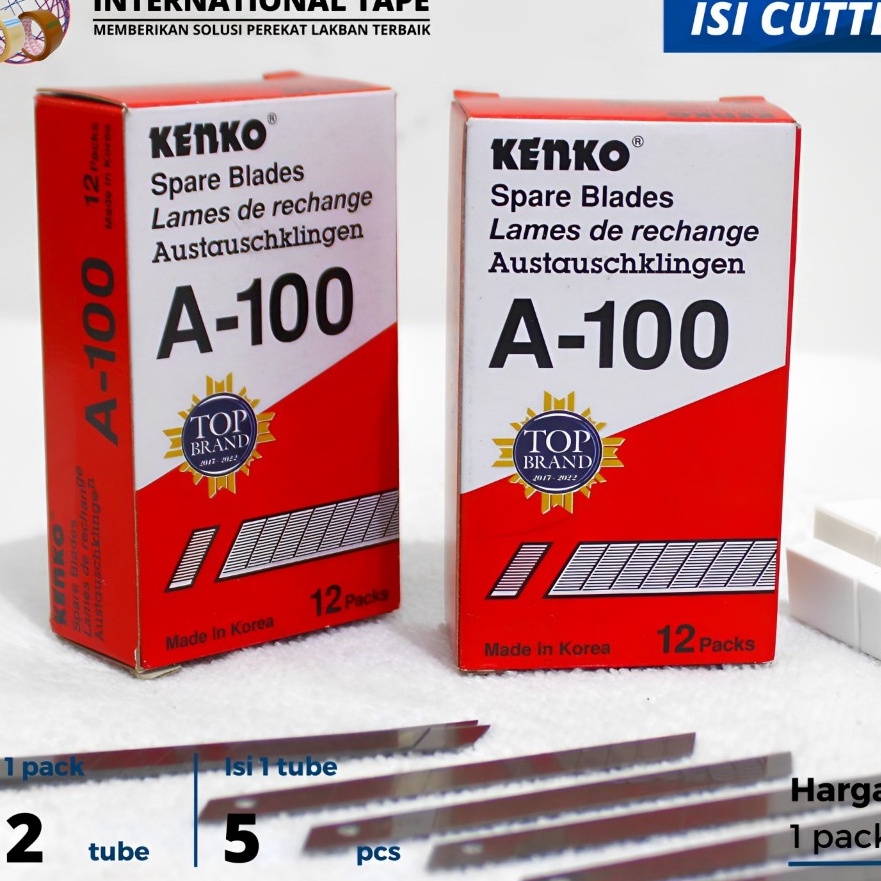 

Diskon ISI PISAU CUTTER CUTER KENKO A 1 REFILL KATER