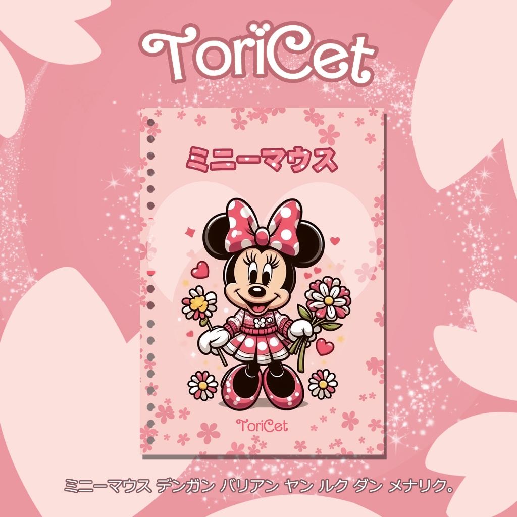 

Loose Leaf/Kertas Binder A5 Toricet - Minnie 01