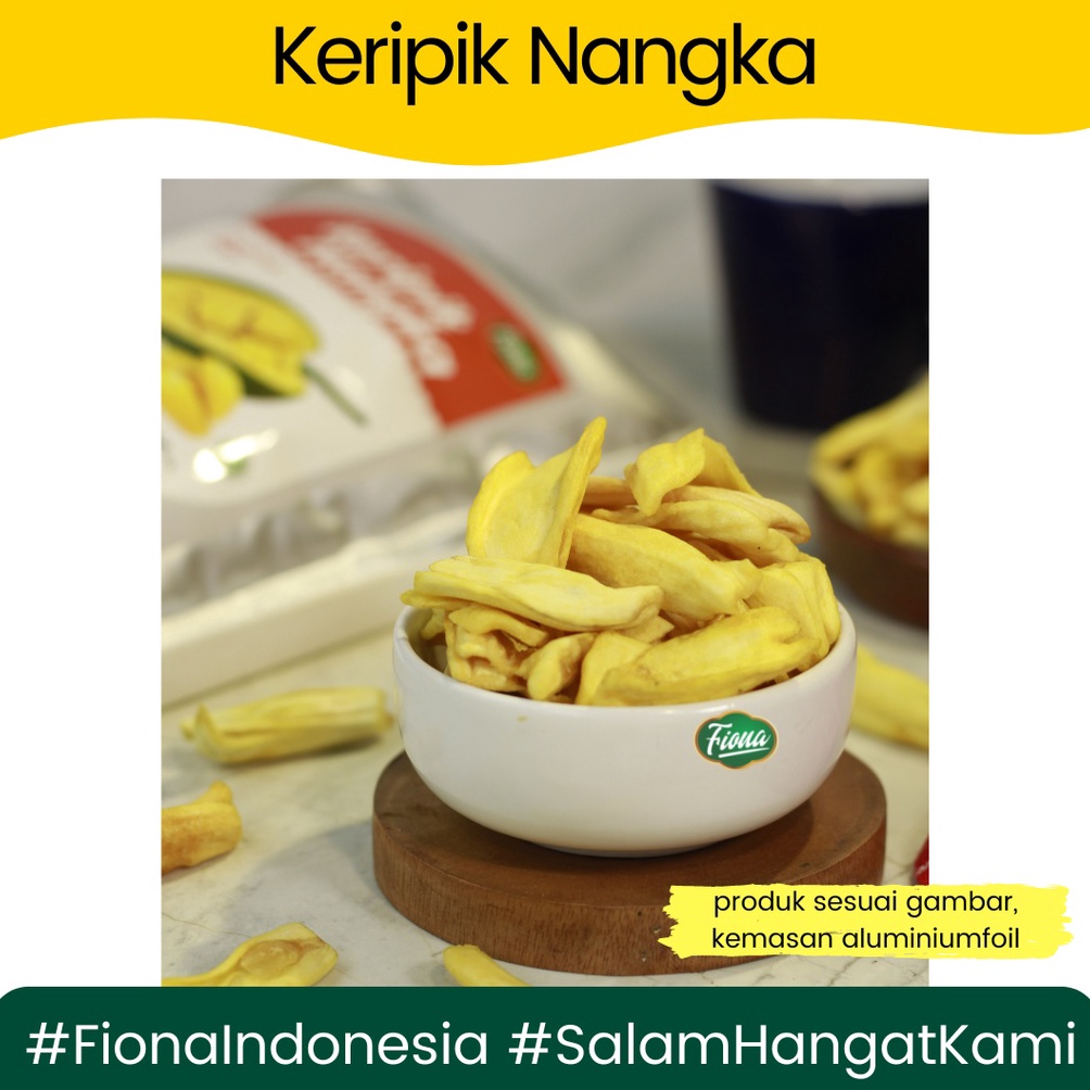 

SERBA MURAH Fiona Keripik Kripik Nangka 1 gram Khas Kota Malang Garansi Renyah BISA COD