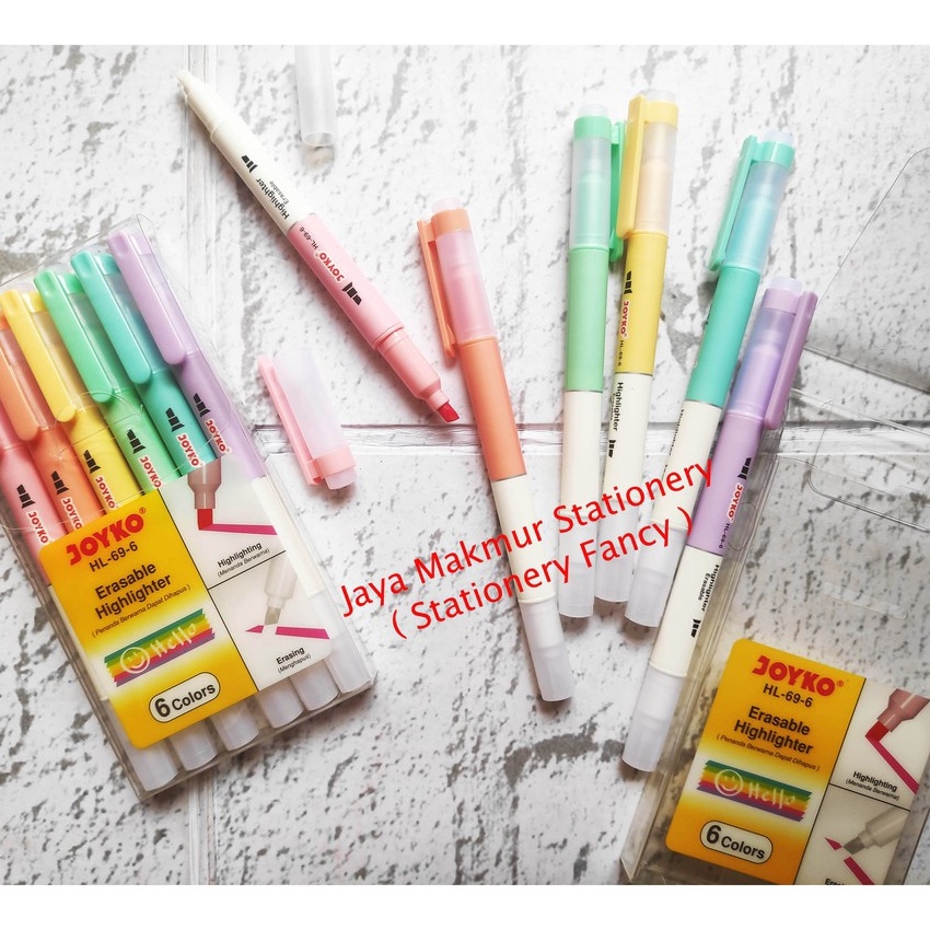 

FG2 Highlighter Erasable Joyko HL696 dapat dihapus