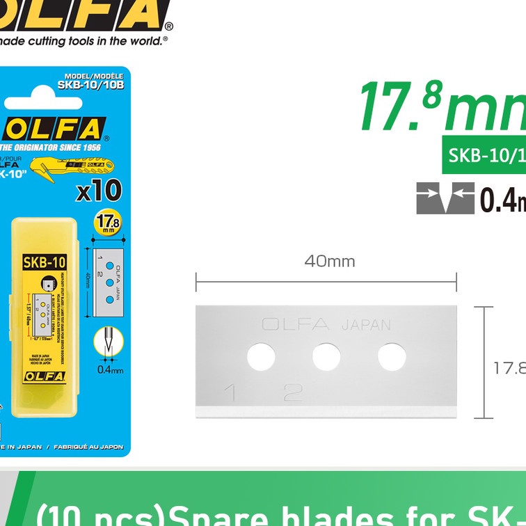 

KP8 OLFA Refill Pisau Cutter SKB11B 1pcspack Spare Blade For SK1