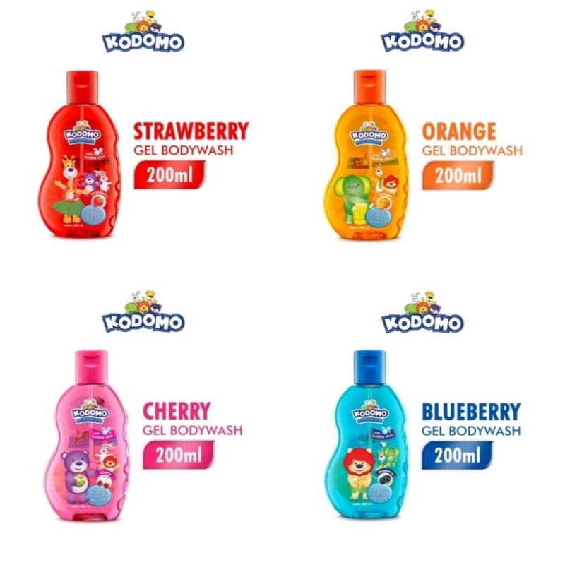 Kodomo shampoo conditioner & bodywash 200ml