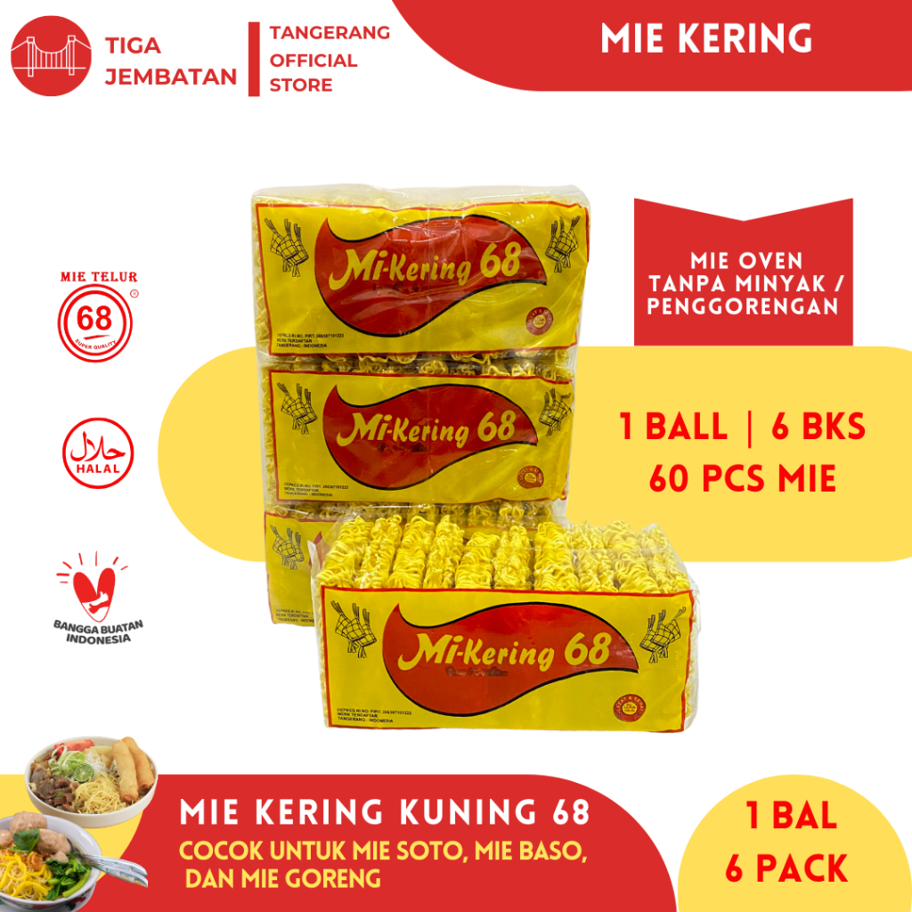 

Mie Kering Kuning 68 Bal Mie oven Mie Instan mie Kering Mie telur ekomie mie burung dara mie atoom bulan mie cap 3 Ayam