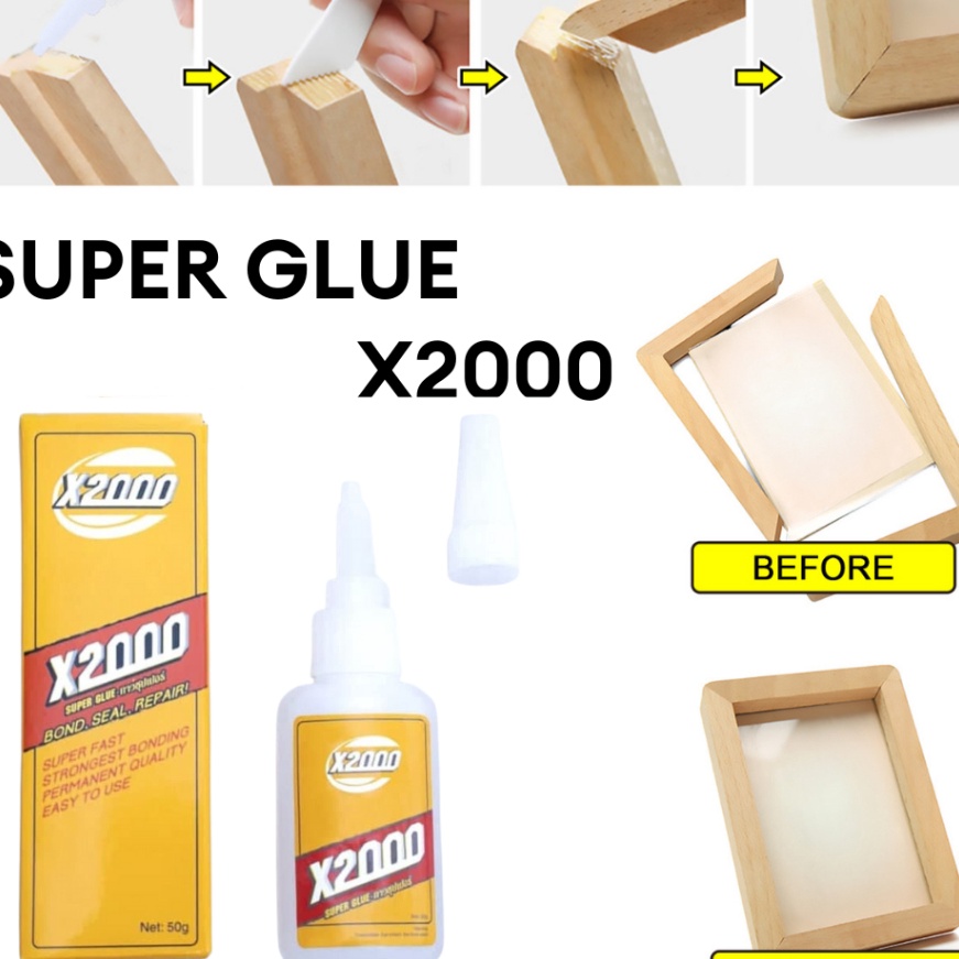 

Hemat BISA COD X2 LEM X2 Super Glue Serbaguna kuat Cairan Perekat INSTANT Tahan Air Lem Super kuat 52