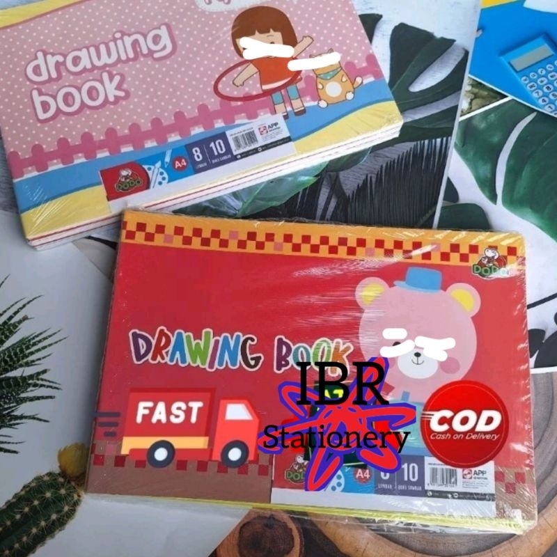 

(10 pcs) Buku Gambat DODO A4/Buku Gambar Isi 10/Alat Melukis Menggambar