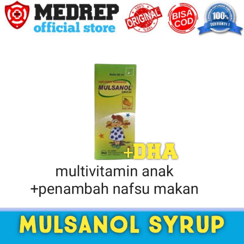 mulsanol syrup syr sirup multivitamin anak