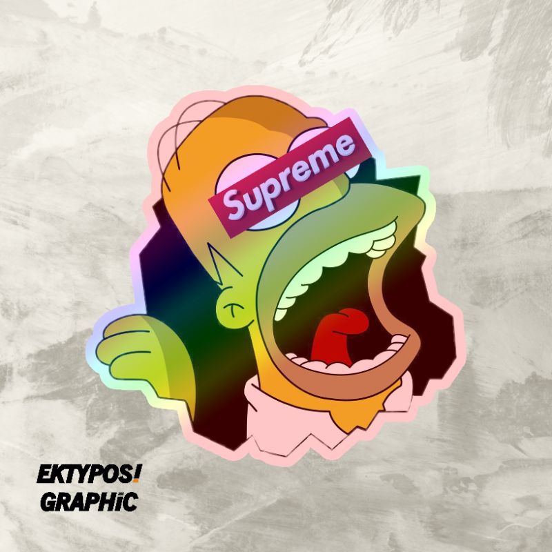 

Sticker hologram the simpsons