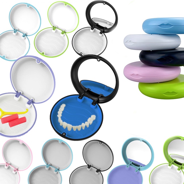 Price Kotak Penyimpanan Gigi Palsu Magnetik Retainer Case Fake Teeth Dental Denture Box Holder Conta