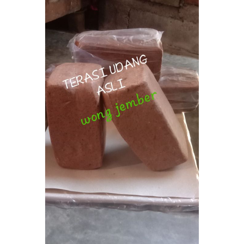 

TERASI UDANG ASLI/TERASI UDANG REBON/BELACAN UDANG/TERASI MADURA ASLI (500gr)