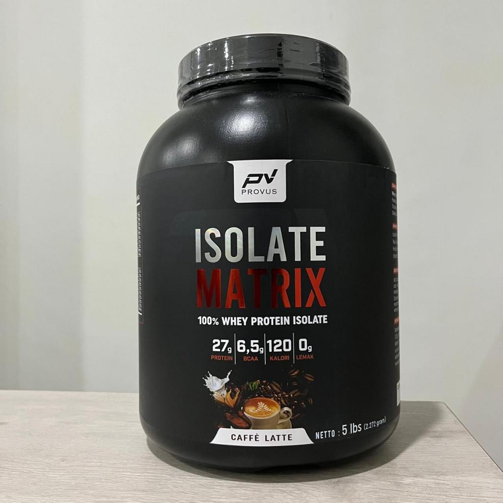 Isolate Matrix 5 Lbs Provus Whey Protein Isolate Suplement Fitness Susu Gym