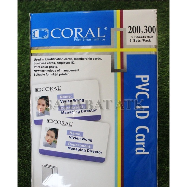 

Flash Sale CORAL PVC ID CARDKERTAS ID CARD