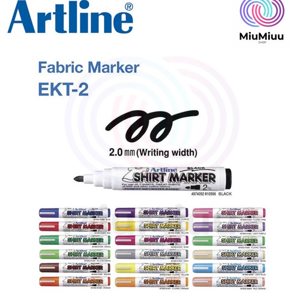 

Limit SPIDOL KAOS BAJU KAIN SHIRT MARKER ARTLINE EKT2