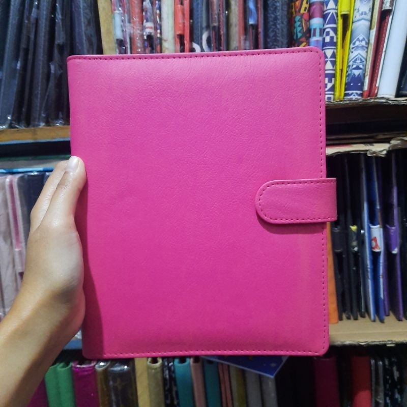 

SALE Binder Polos Cuci Gudang Binder Kuliah Binder Kulit Sintetis A6 6ring A5 20ring B5 26ring