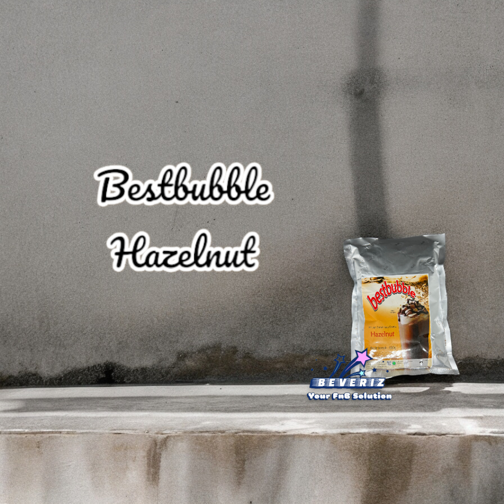 

Bestbubble Hazelnut Powder Drink | Bubuk Minuman Rasa Kekinian Aneka Rasa 500 Gram