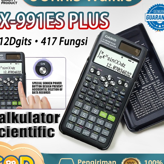 

Wow Kalkulator Scientific Casio ilmiah FX991ESPlusFX991EX Kalkulator Casio Scientific Calculator Portable Rechargeable Calculator 417 Various Functions Dukungan Untuk Muatan Surya