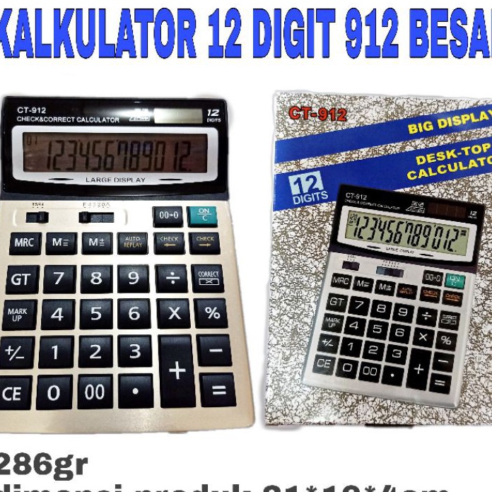 

KI3 KALKULATOR 912 BESAR