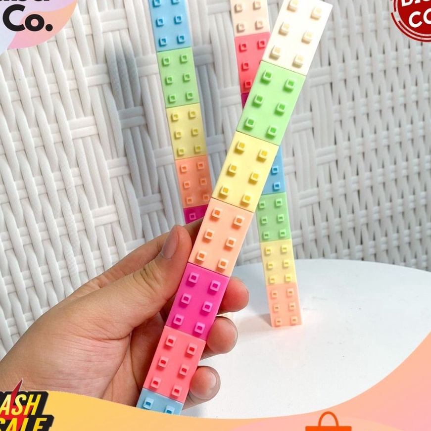 

FG2 STABILO MARKER HIGHLIGHTER SUSUN BENTUK LEGO LUCU CUTE 1 SET 5 WARNA MURAH LUCU UNIK ATK MURAH BISA COD
