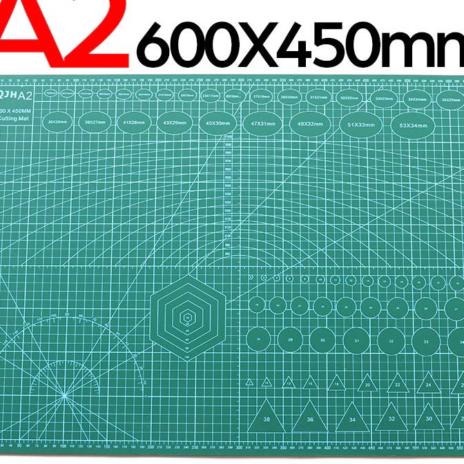 

Murah Cutting Mat Pad A2 6 x 45cm Alas Potong Kertas Tatakan Pisau Cutter 2 Sisi Double Side