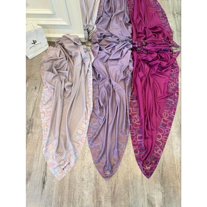 Journey Hijab Jilbab Kerudung Segiempat Motif Lasercut  JP Journey Scarves Milla Series Premium / kw