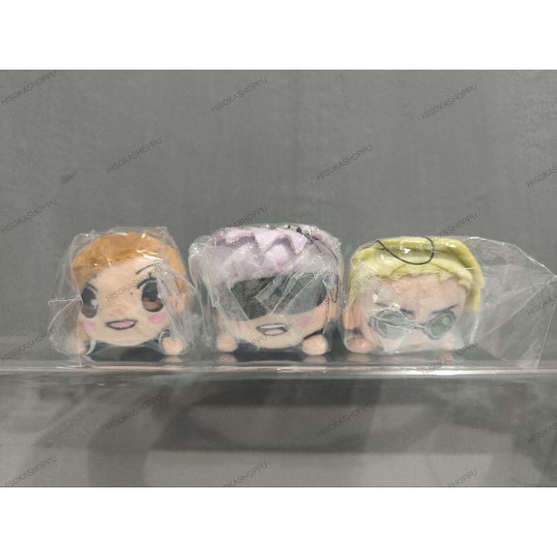 [JJK] READY OFFICIAL Boneka Nesoberi Kecil Jujutsu Kaisen Gojo Nanami Nobara (Phone Strap)