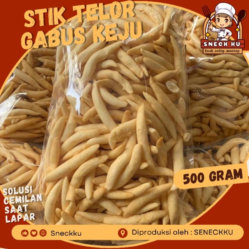 

1 kg - Telur gabus keju asin renyah stik keju captain cemilan bidaran keju cheese stik sneck makanan ringan