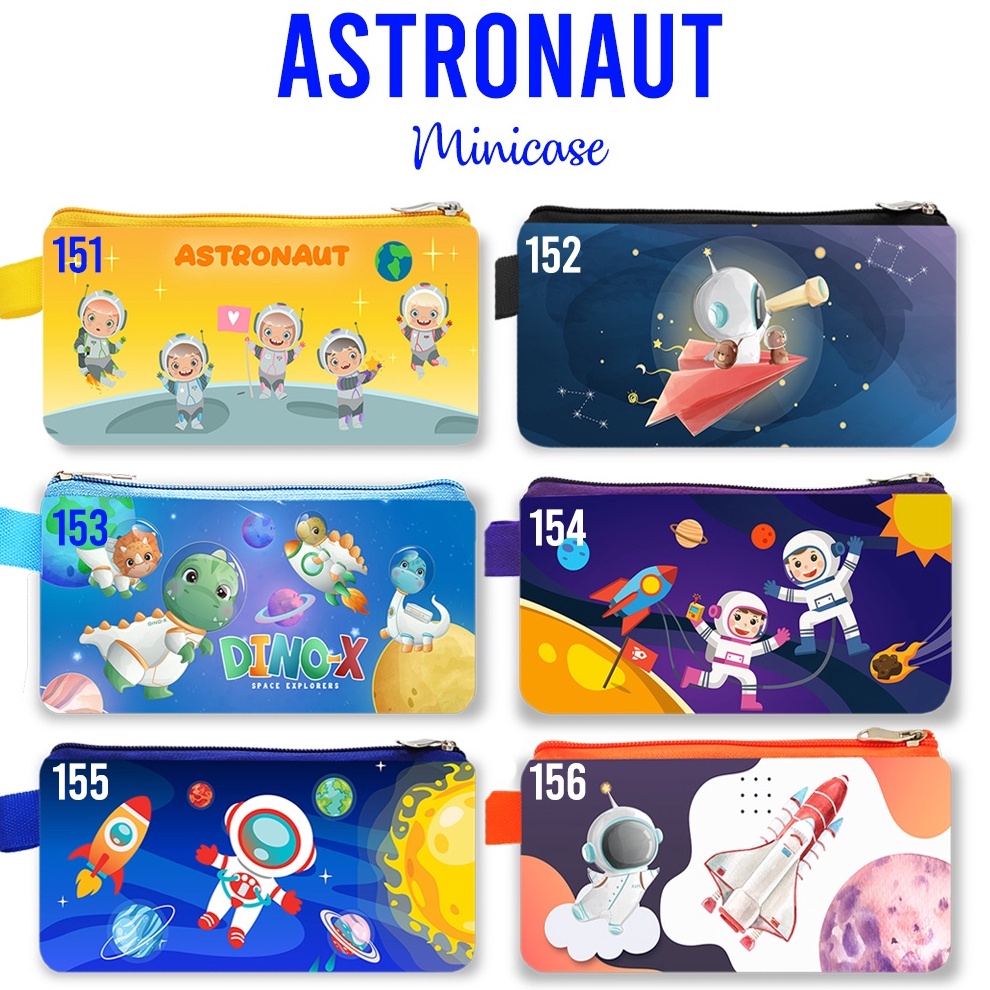 

SPECIAL PROMO Mini Case Astronaut Dompet Karakter Anak Astronot Dompet Suvenir Gift Pencil Case Tempat Pensil Karakter