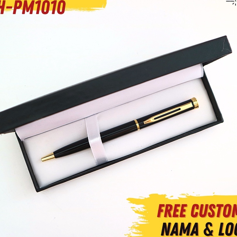 

berkualitas Pulpen Promosi Custom Free Cetak Nama dan Logo Pulpen Souvenir Merchandise Exclusive Pen BHPM11