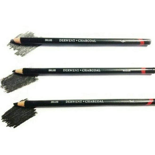 

Dijual Murah Derwent Charcoal Pencil Light Medium Dark satuan