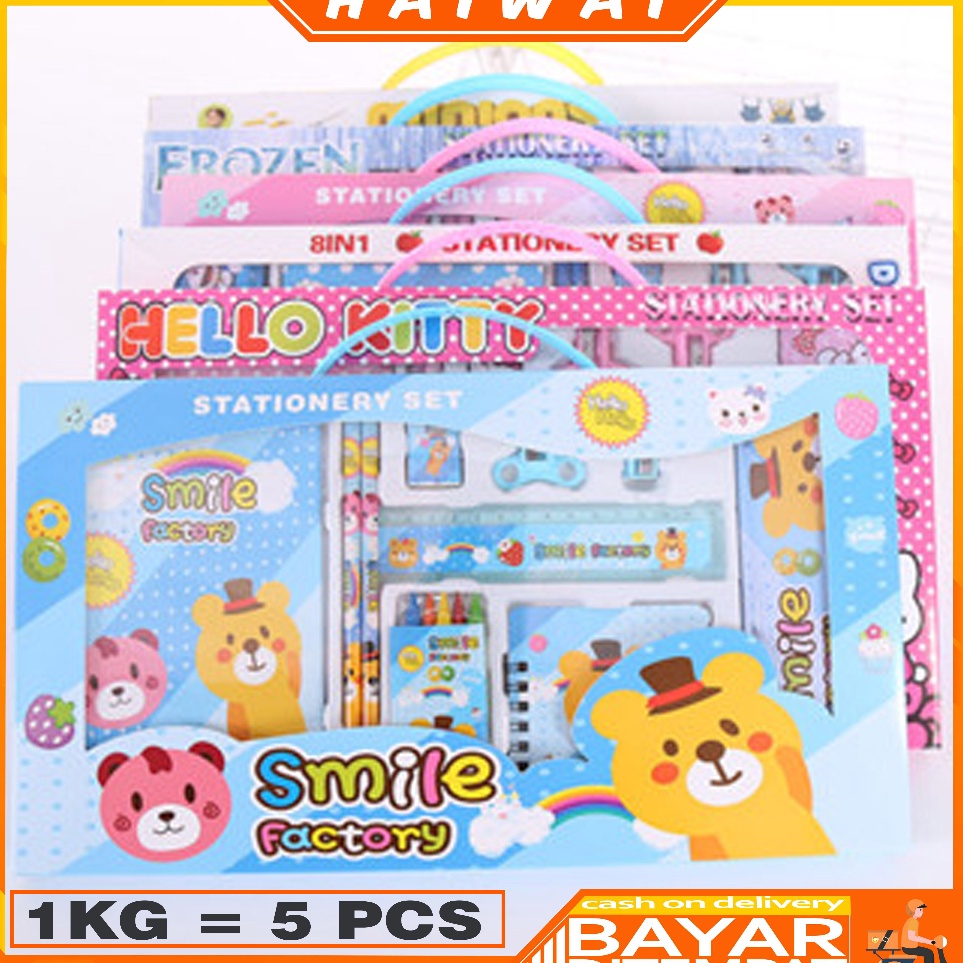 

cfj17 HaiWai COD Set Alat Tulis Karakter Alat Tulis Cartoon Lucu Alat Tulis Anak STY7