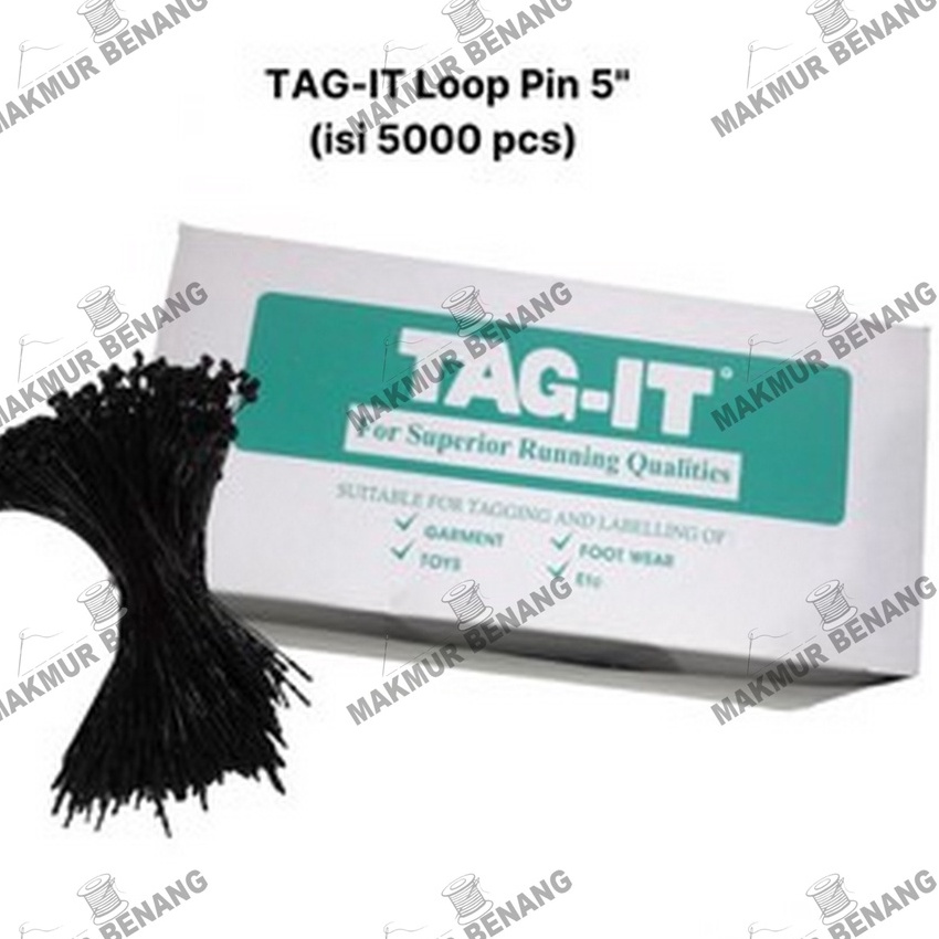 

Limit Loop Pin merk tag it 5pcs 5 inch Warna Hitamputih PERBOX