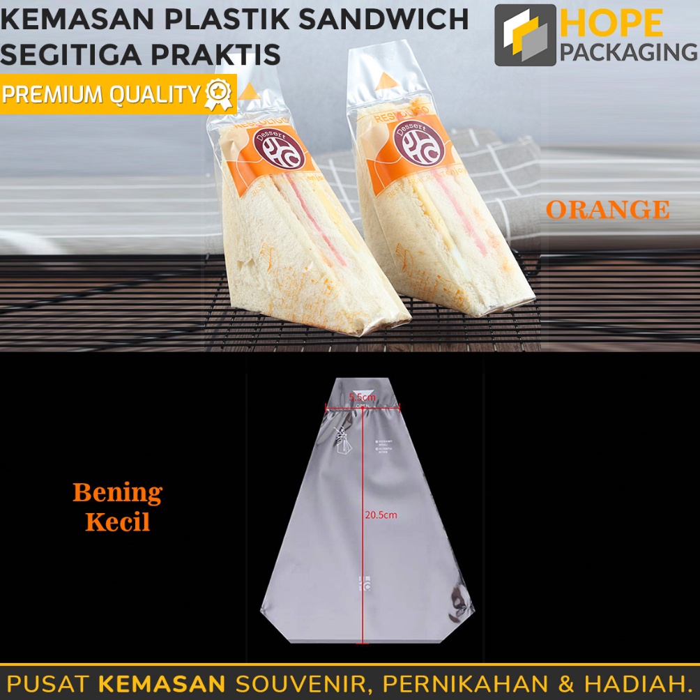 

SPESIAL DISCOUNT Harga 2 pcs Kemasan Plastik Sandwich Segitiga Praktis Plastik Roti Sandwich Plastik Wrap Roti Sandwich Bentuk Segitiga