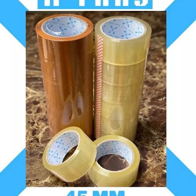 

Extra Lakban murah 45mm x 9yard 1 Roll isi 6pcs