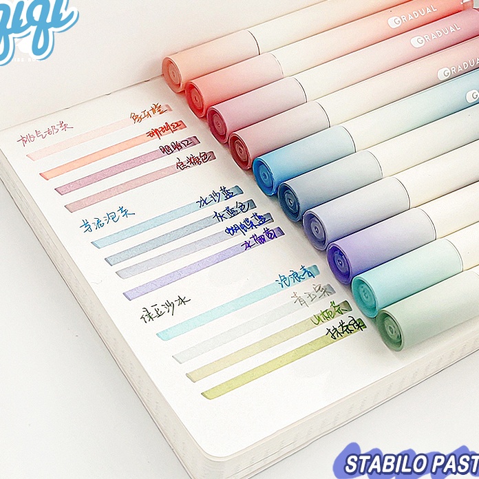 

Khusus Stabilo Pastel 1 Set AesteticHighlightePastelStabilo LucuPena Stabilo Qiqi Treasure