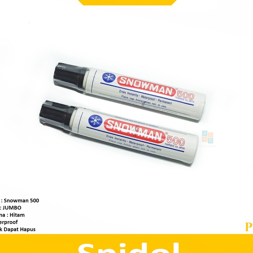 

Spesial SNOWMAN Spidol Permanent 5 Jumbo Pcs